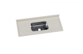 Pia Marmorite 120 Bege C/Cuba Inox-A.J. Rorato