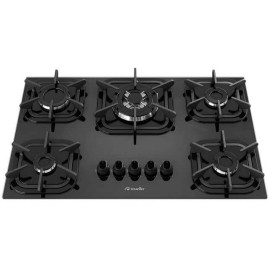 Cooktop 5 Bocas Tripla Chama Ferro Fundido-Mueller