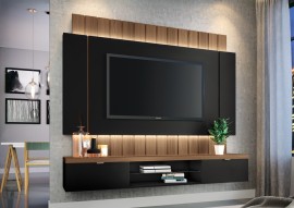  Painel Home Suspenso Illusion 1.8 Preto/Castanho-HB