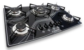 Cooktop 5 Bocas Tripla Chama Safanelli 