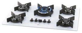 Cooktop Fischer 5 Bocas Tripla Chama Infinity Branco