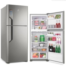 Refrigerador Electrolux Top Freezer 431L Platinum 220V 