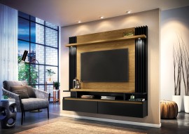 Painel Home Cosmo 1.8 Carvalho/Preto-HB